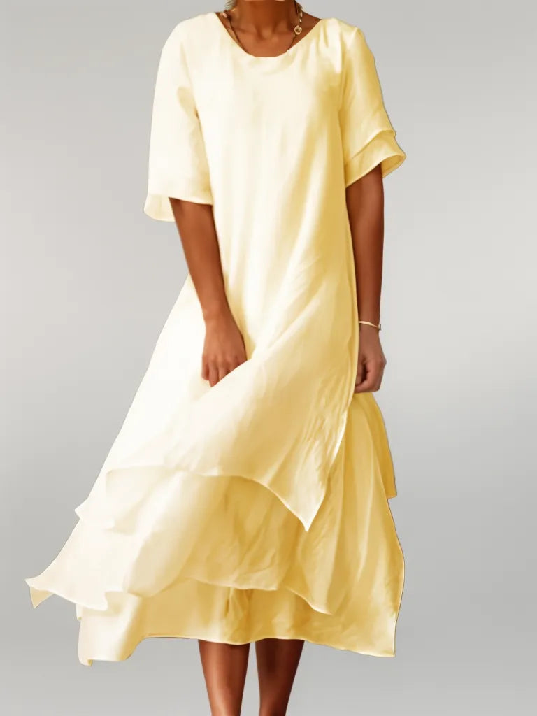 Zarah Elegant Long Dress – Flowing Style for Special Occasions
