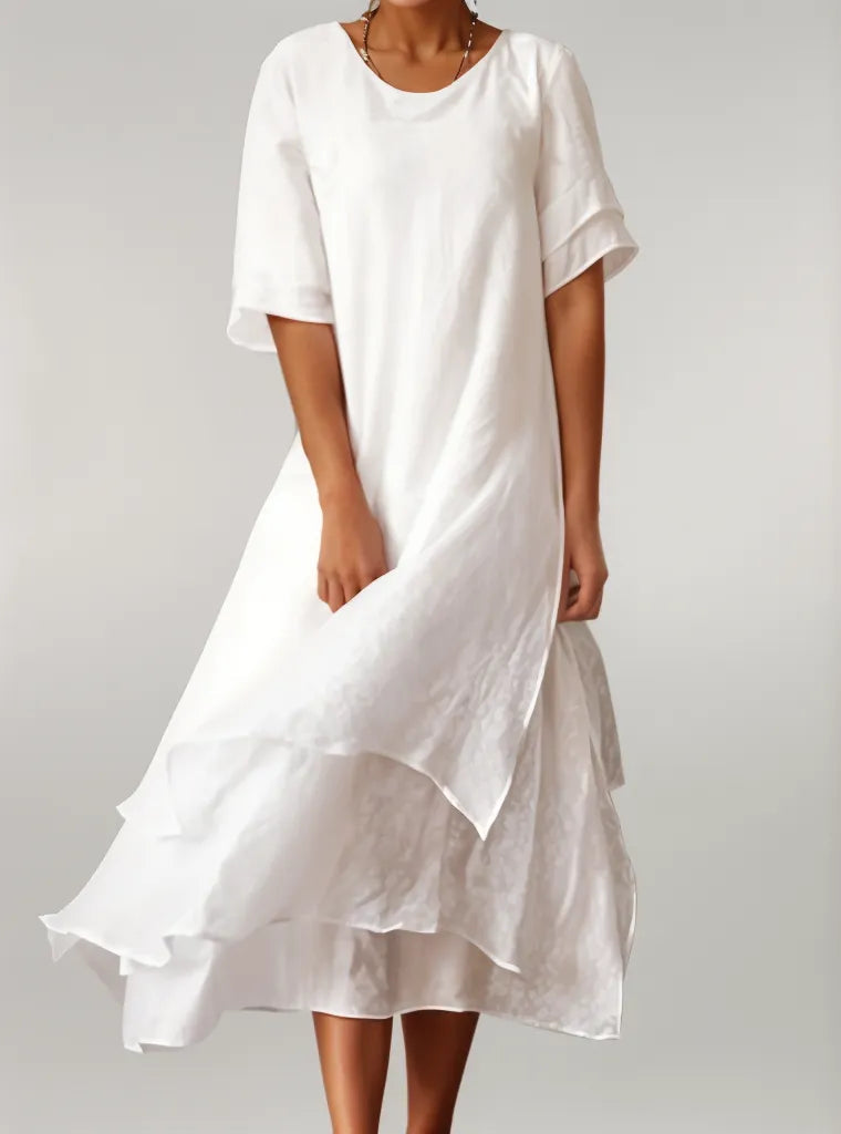 Zarah Elegant Long Dress – Flowing Style for Special Occasions