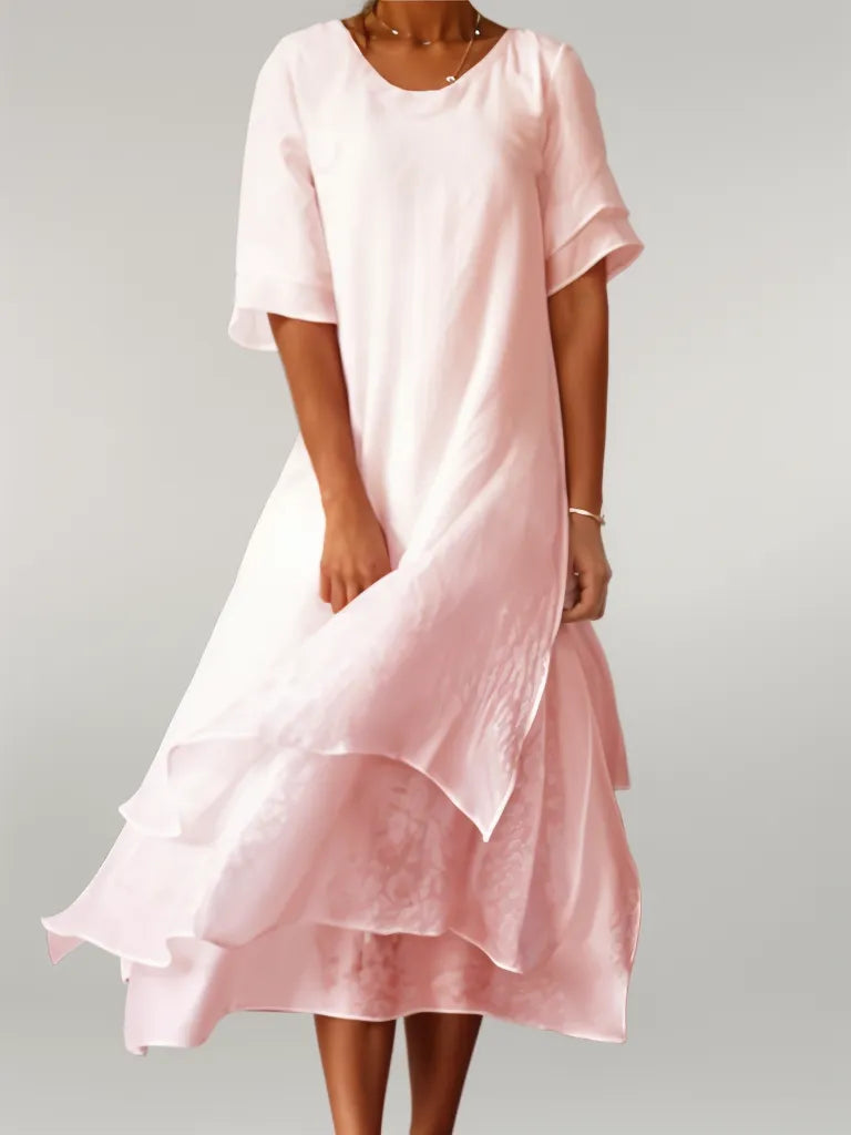 Zarah Elegant Long Dress – Flowing Style for Special Occasions