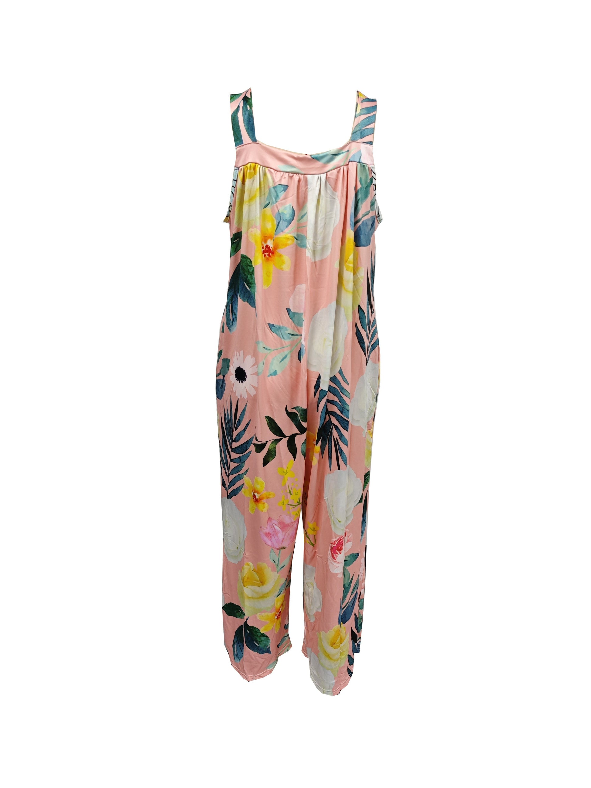 Adina - Sleeveless Printed Wide Leg Jumpsuit