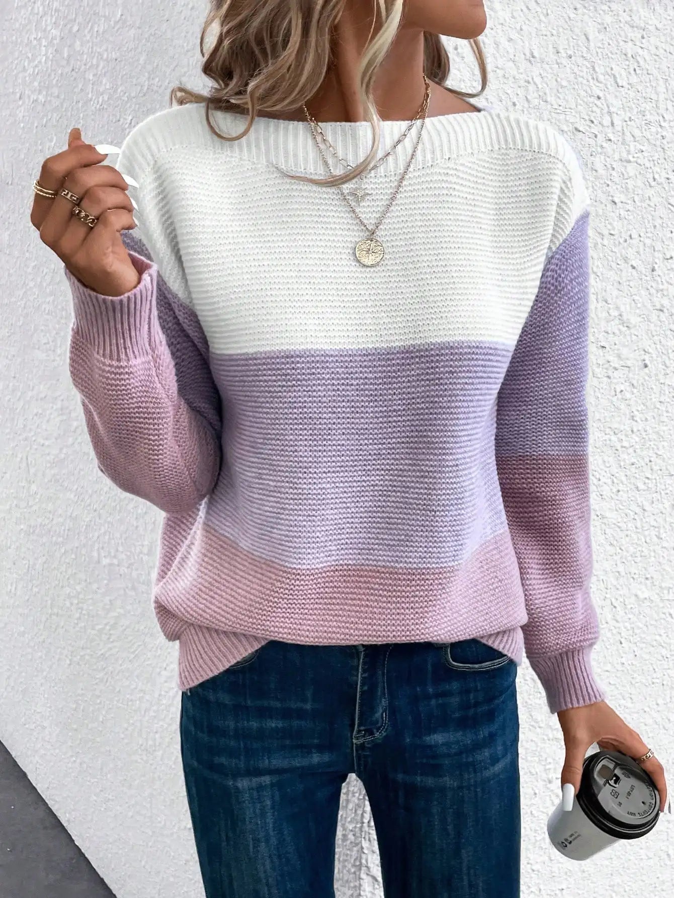 Wendelina Ombre Knit Jumper – Soft, Stylish, and Perfect for Layering