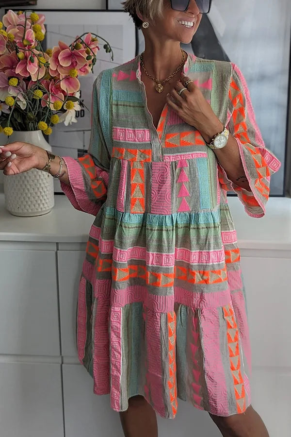 Vespera Vintage Dress – Timeless Elegance with Classic Charm