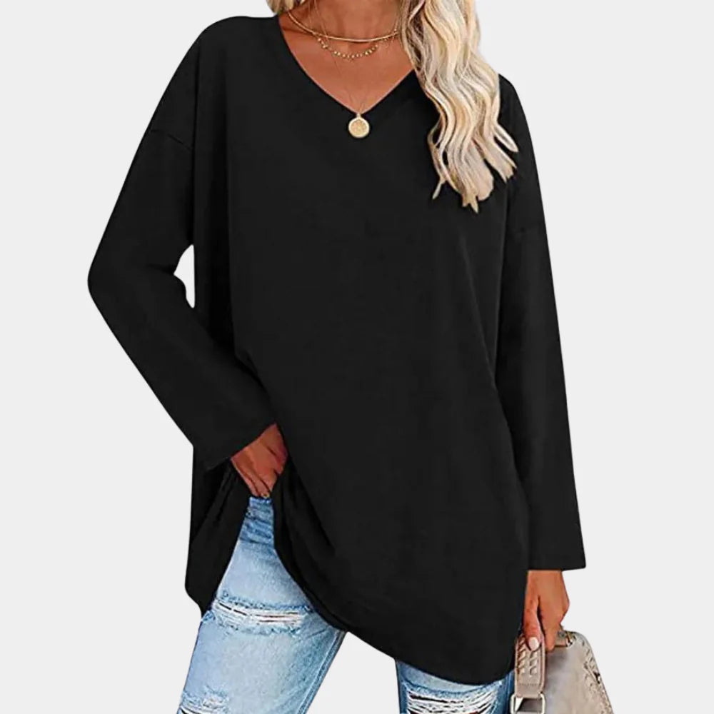 Ladies' Casual Knitted Jumper in Fashionable Colours