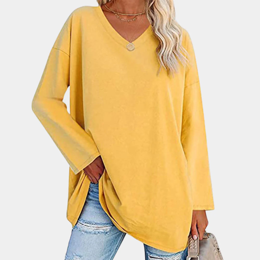 Ladies' Casual Knitted Jumper in Fashionable Colours